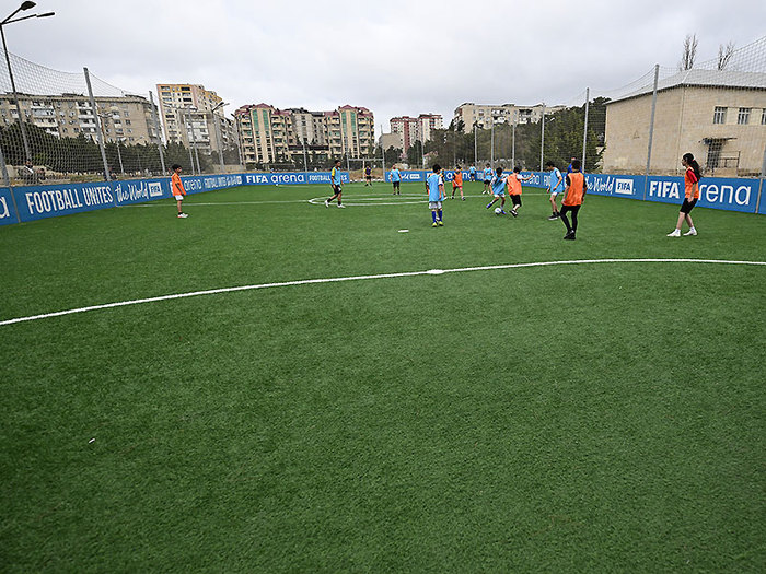 New pitch for schoolchildren is opened (photos)}