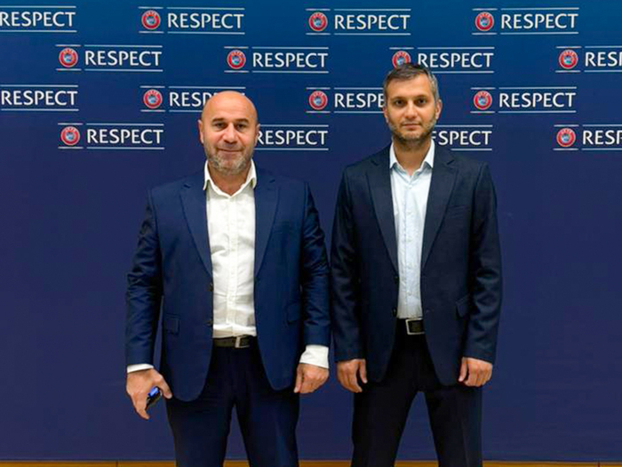 AFFA staff members met with UEFA representatives