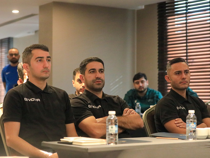 UEFA staff members held a seminar for referees from Azerbaijan (photos)
