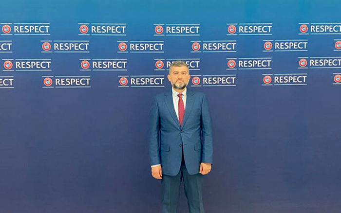 AFFA official is at the match Galatasaray vs Juventus