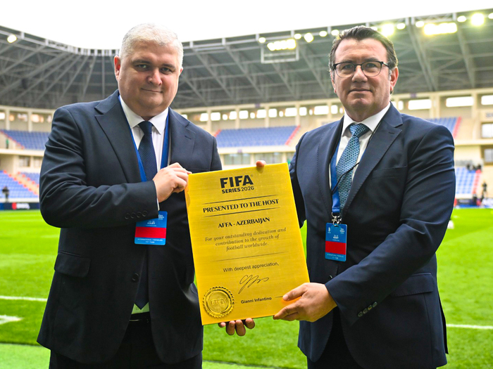 FIFA presented a keepsake to AFFA