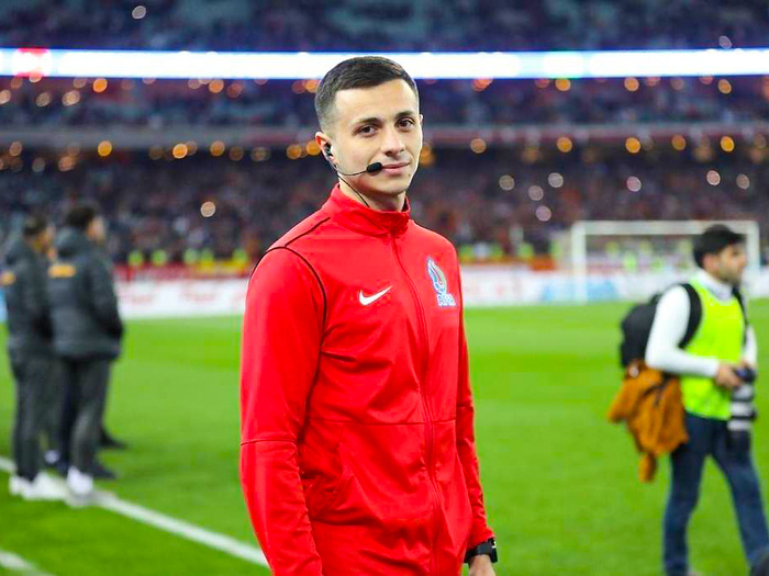 Tural Gurbanov's first international appointment as a referee
