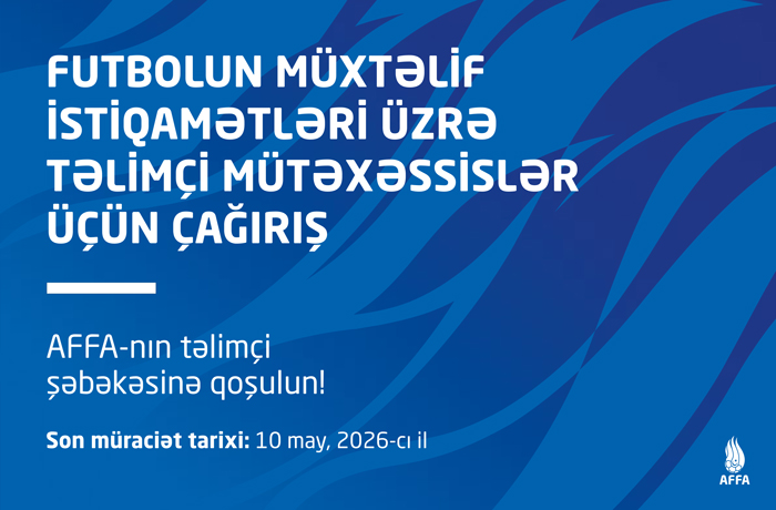 Təlimçi mütəxəssislər üçün çağırış}