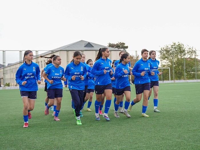 U-16-nın (Qızlar) Litva ilə oyunöncəsi son məşqi (fotolar)}