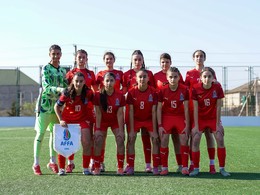The Under-16 (Girls) team played the first match within the UEFA Development Tournament