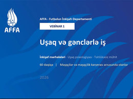 AFFA “Futbol Təhsili Vebinarları”na start verib