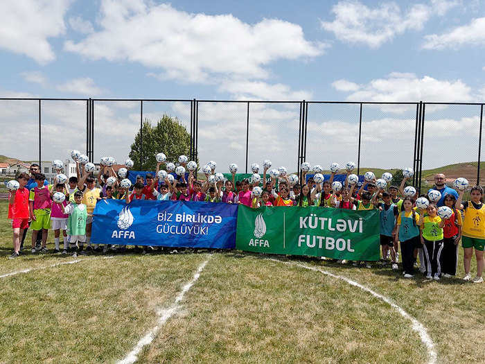 Cəbrayılda kütləvi futbol festivalı keçirilib