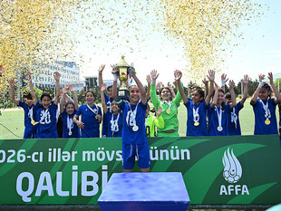 U-14 Qızlar Liqasının qalibləri mükafatlandırıldı (fotolar)