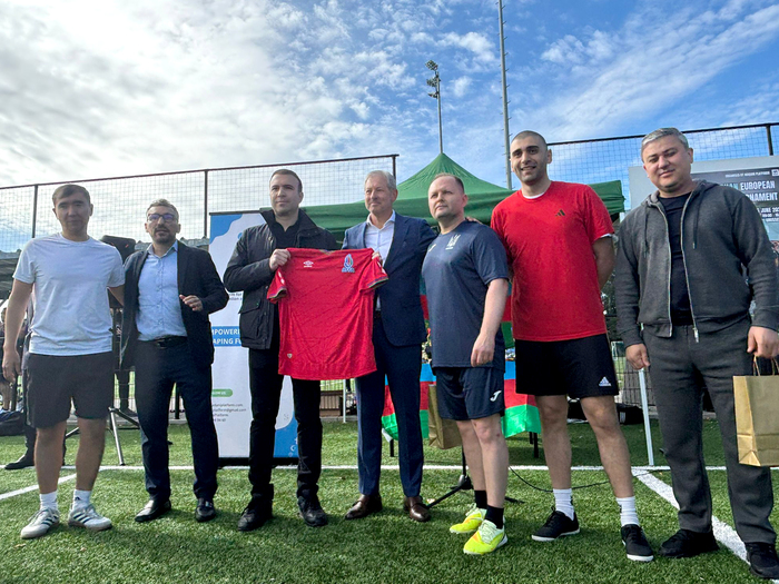 Brüsseldə beynəlxalq minifutbol turniri keçirilib