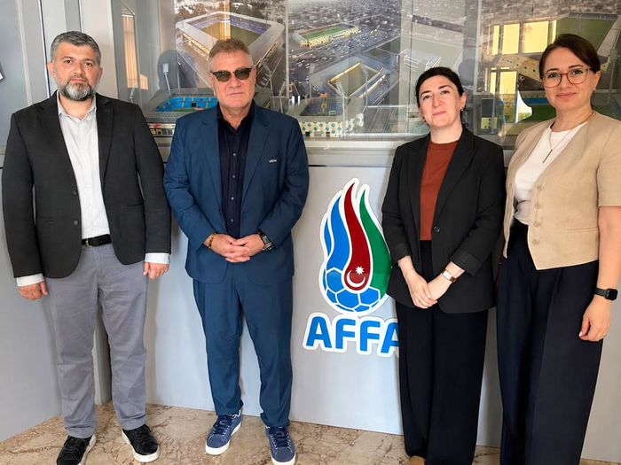 UEFA nümayəndəsi ilə görüş keçirilib