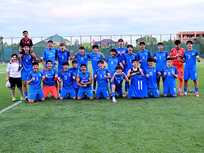The Under-17 team defeats Tajikistan