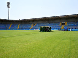 Turf replacement work continues at Liv Bona Dea Arena (photos)