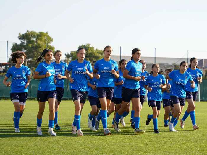 U-15 (Qızlar) millinin məşqi (fotoreportaj)}