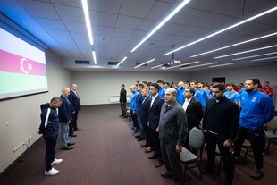Kaunasda şəhidlərin xatirəsi yad edilib