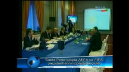AFFA və FIFA prezidentlərinin görüşü TV-lərdə